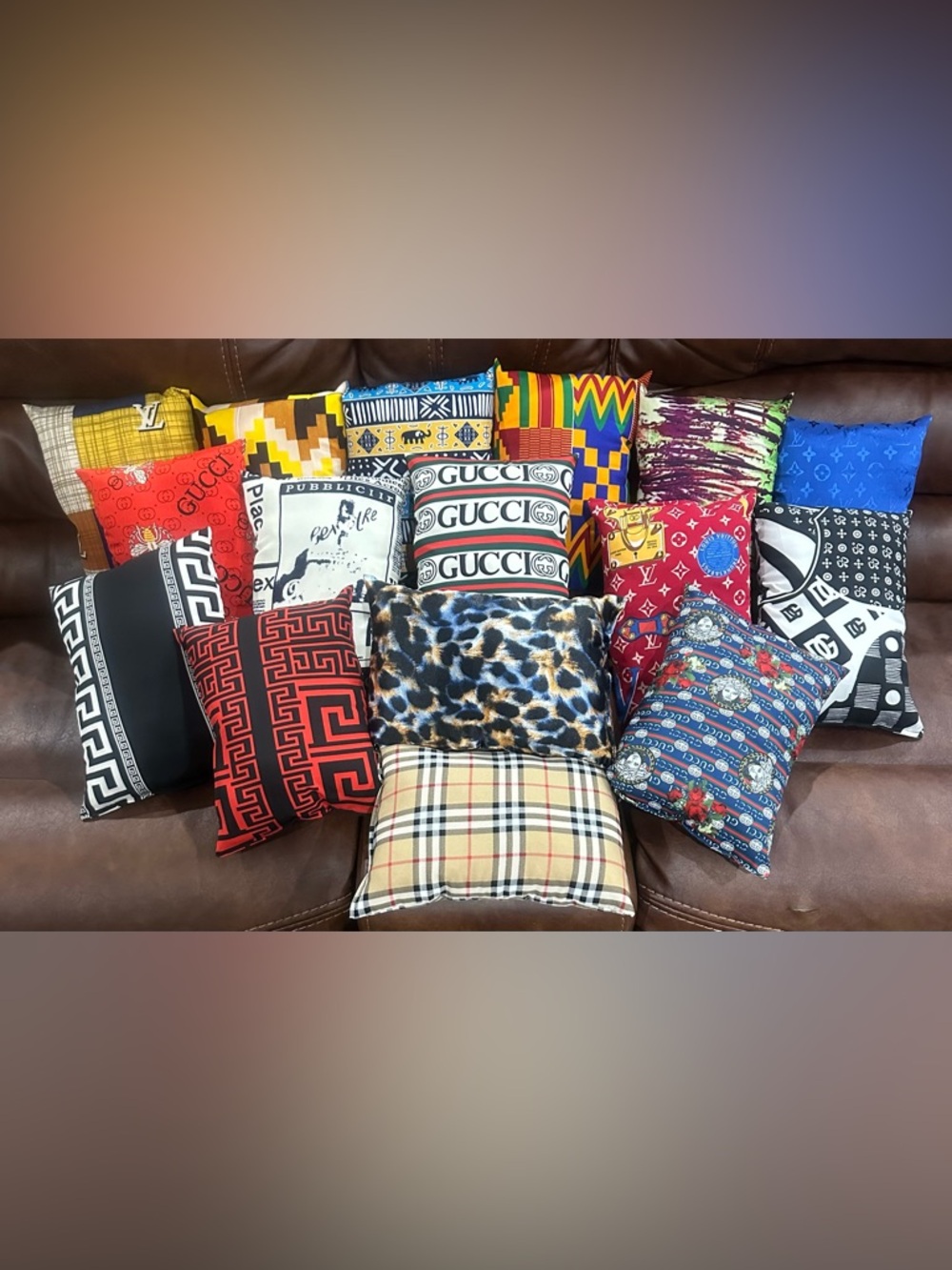 Boujie Bag Pillows -Medium (Choose Your Print)Please read description. - Picture 4 of 17